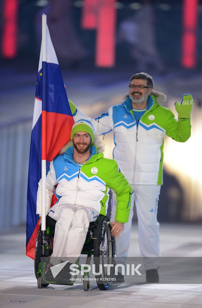 Opening ceremony of the Sochi 2014 Winter Paralympic Games