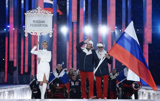 Opening ceremony of the Sochi 2014 Winter Paralympic Games