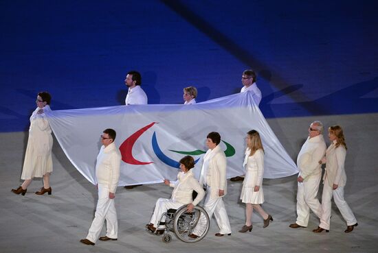 Opening ceremony of the Sochi 2014 Winter Paralympic Games