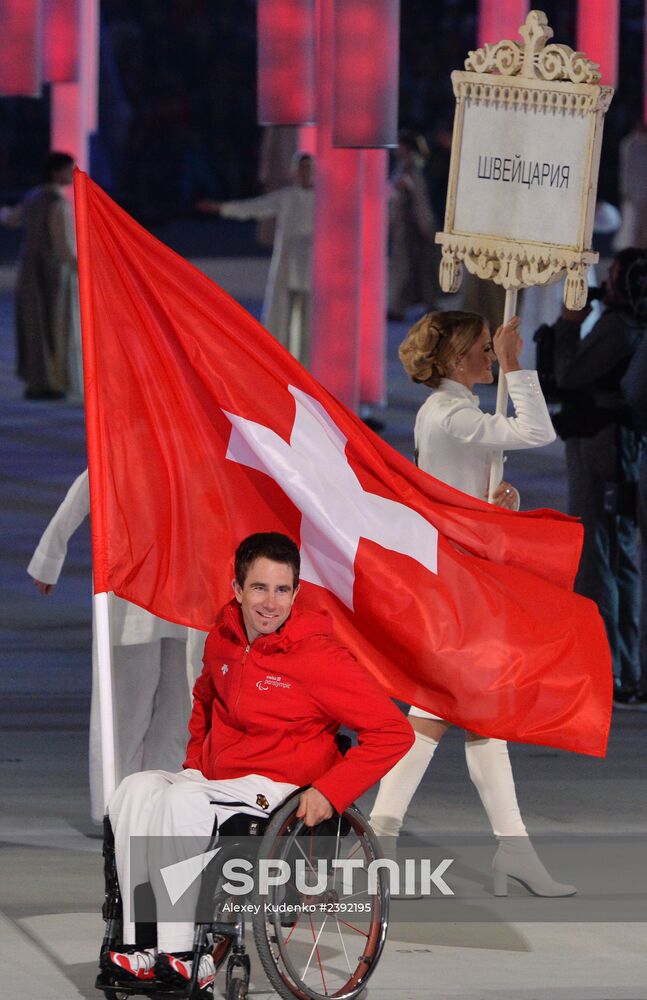 Opening ceremony of the Sochi 2014 Winter Paralympic Games