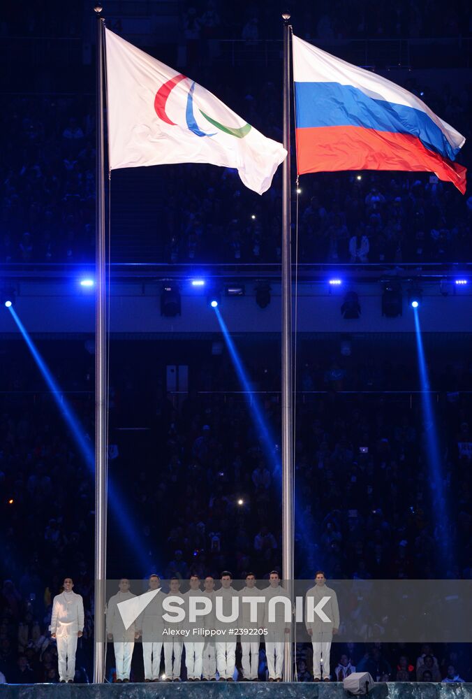 Opening ceremony of the Sochi 2014 Winter Paralympic Games