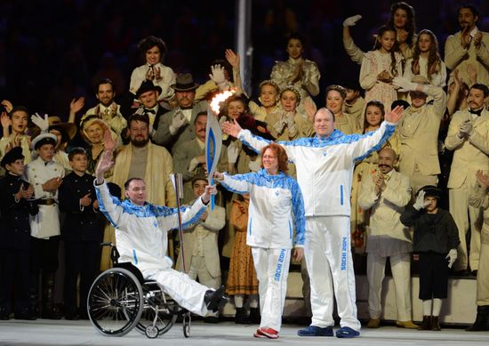 Opening ceremony of the Sochi 2014 Winter Paralympic Games