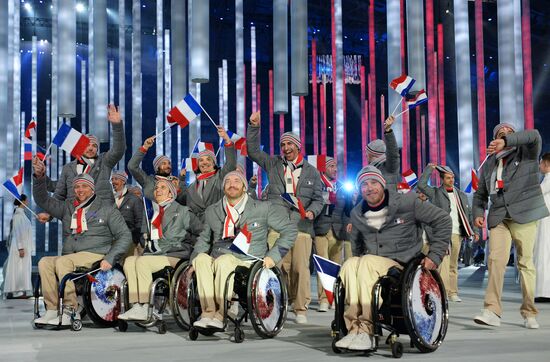 Opening ceremony of the Sochi 2014 Winter Paralympic Games