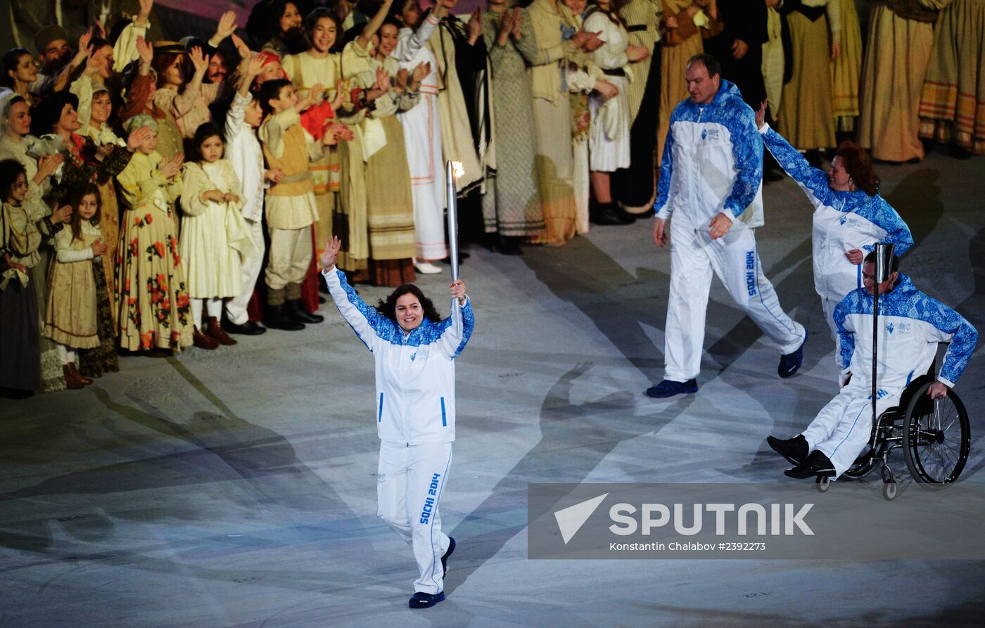 Opening ceremony of the Sochi 2014 Winter Paralympic Games