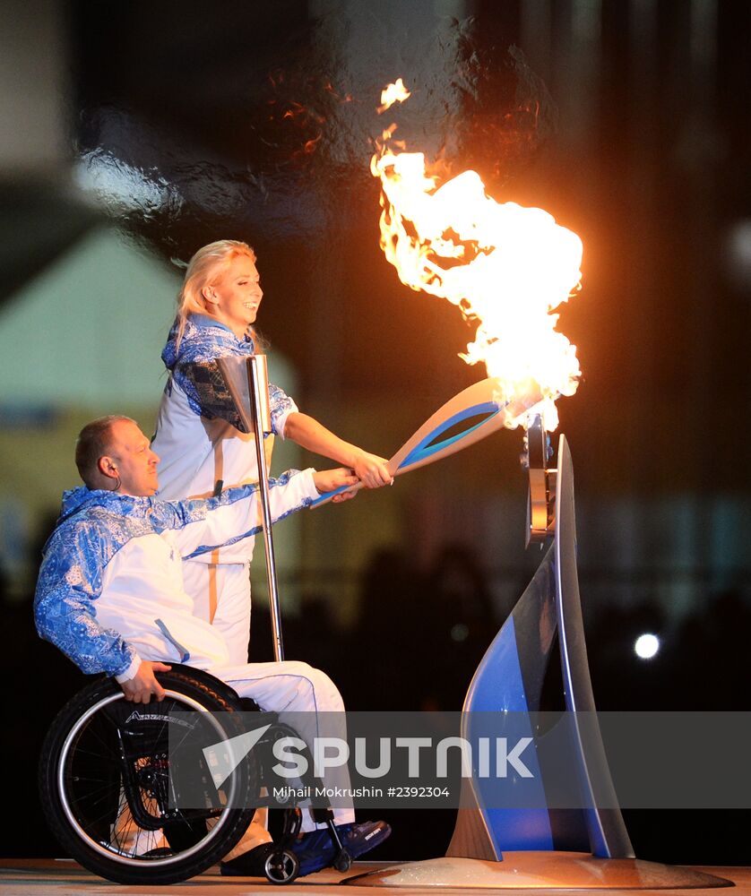 Opening ceremony of the Sochi 2014 Winter Paralympic Games