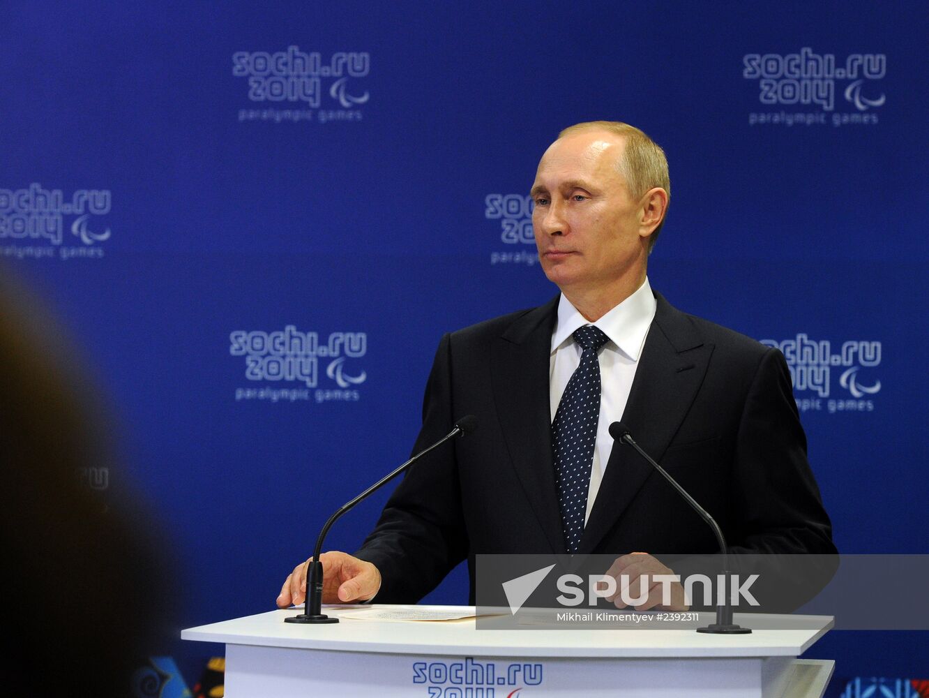 Putin meets with board members of International Paralympic Committee