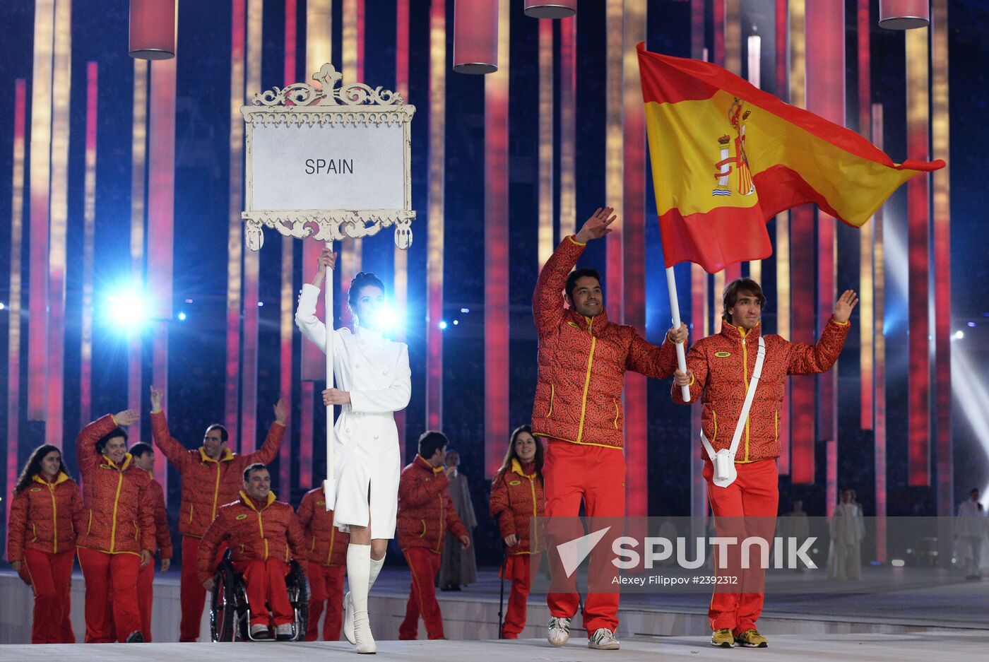 Opening ceremony of the Sochi 2014 Winter Paralympic Games