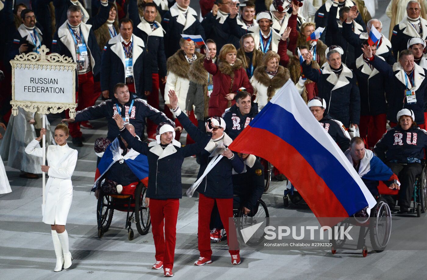 Opening ceremony of the Sochi 2014 Winter Paralympic Games