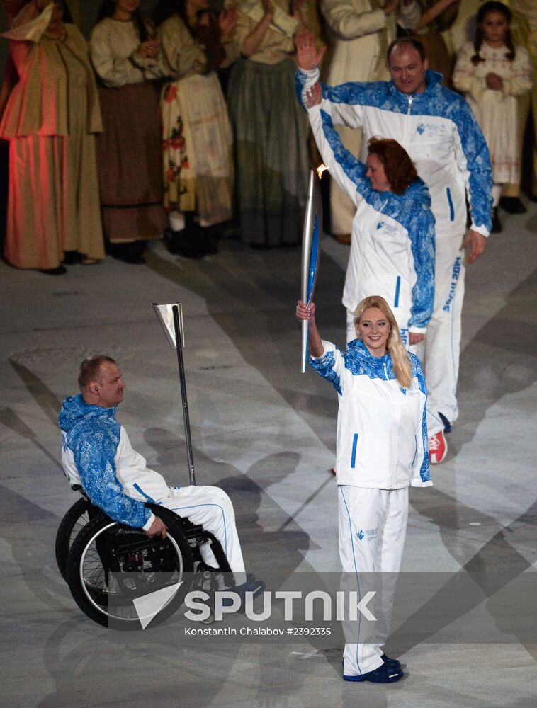 Opening ceremony of the Sochi 2014 Winter Paralympic Games