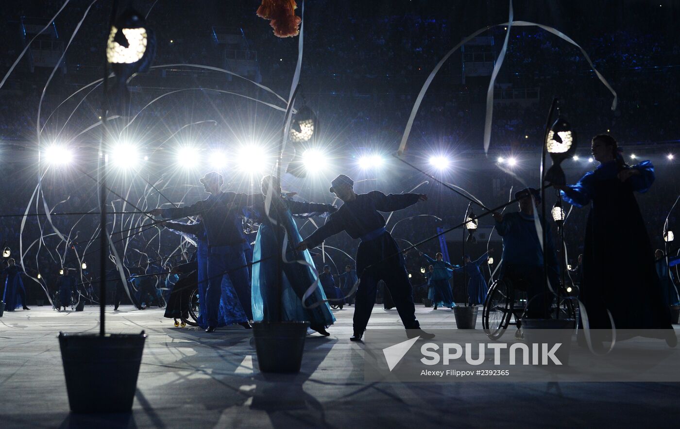 Opening ceremony of the Sochi 2014 Winter Paralympic Games