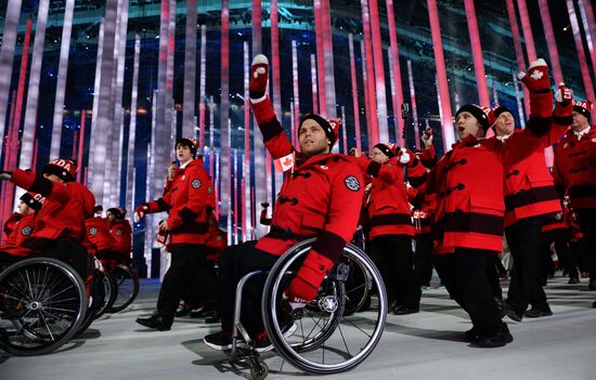 Opening ceremony of the Sochi 2014 Winter Paralympic Games