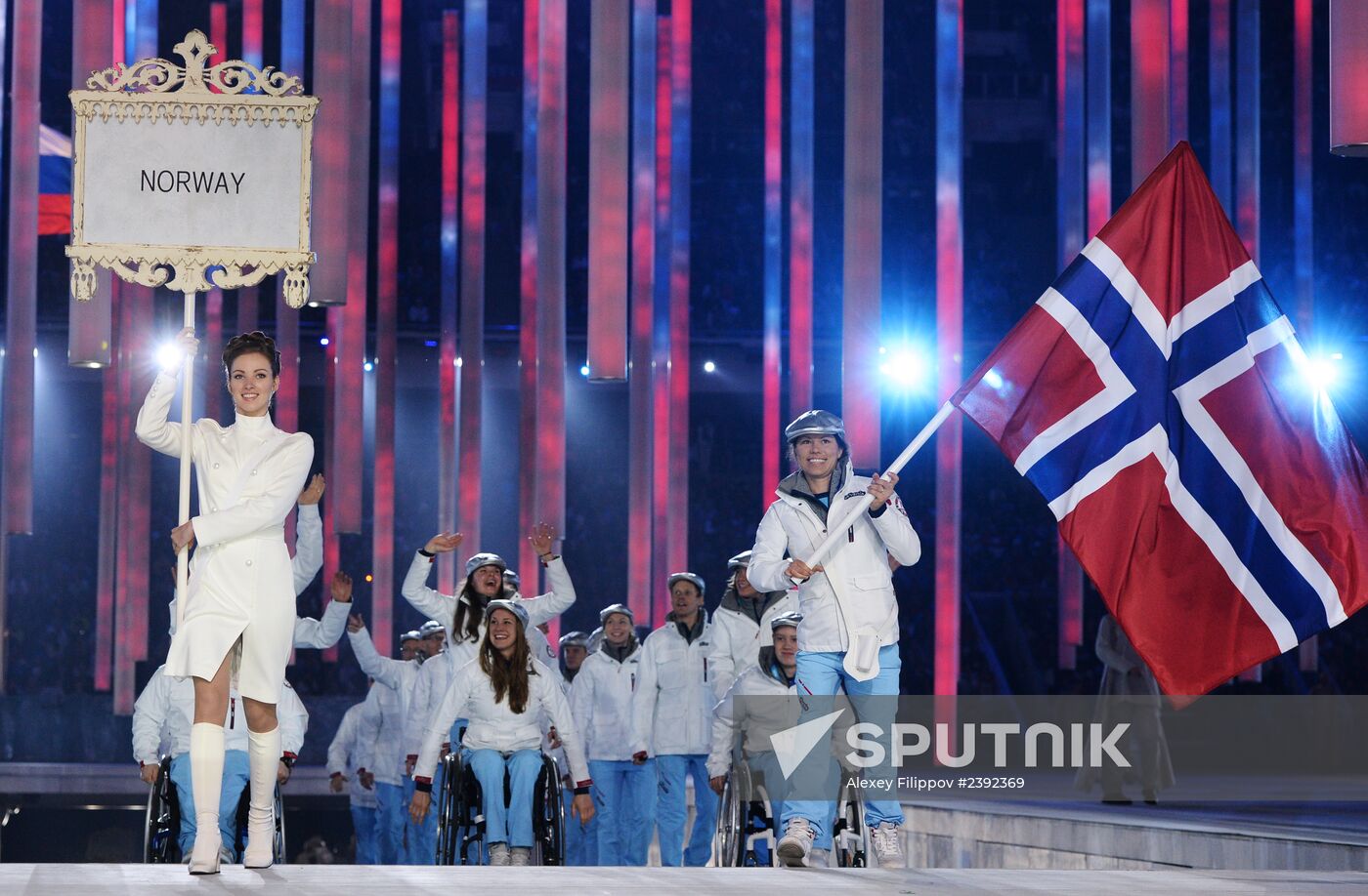 Opening ceremony of the Sochi 2014 Winter Paralympic Games