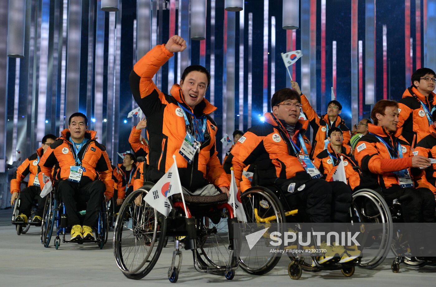 Opening ceremony of the Sochi 2014 Winter Paralympic Games