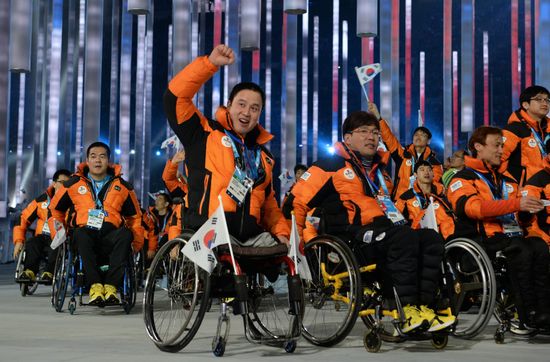 Opening ceremony of the Sochi 2014 Winter Paralympic Games