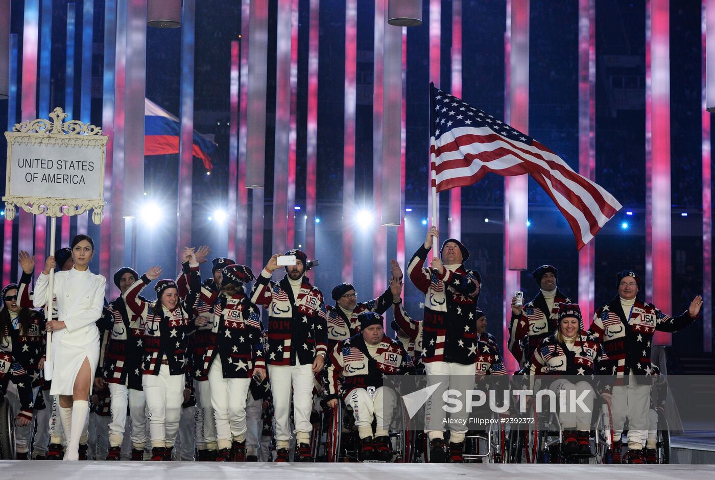 Opening ceremony of the Sochi 2014 Winter Paralympic Games