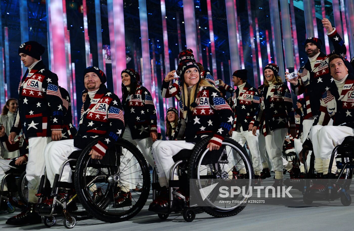 Opening ceremony of the Sochi 2014 Winter Paralympic Games