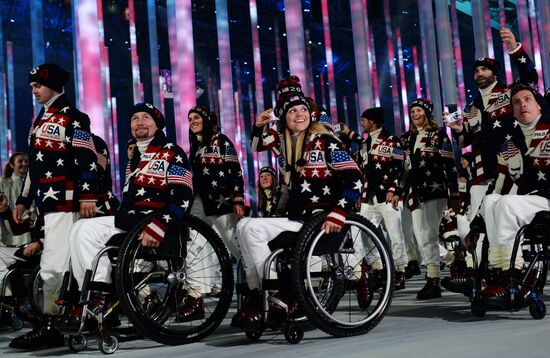 Opening ceremony of the Sochi 2014 Winter Paralympic Games