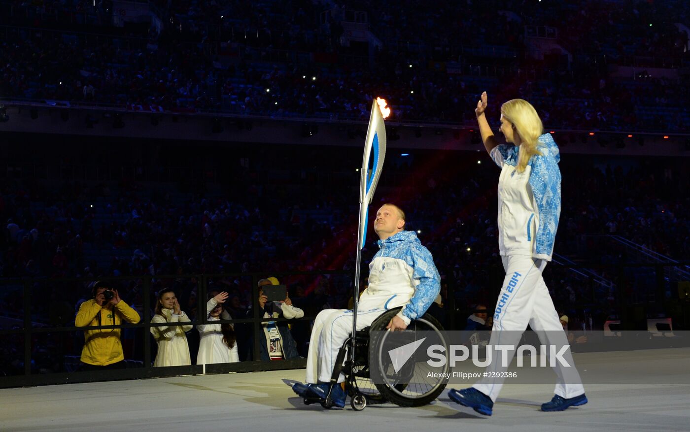 Opening ceremony of the Sochi 2014 Winter Paralympic Games