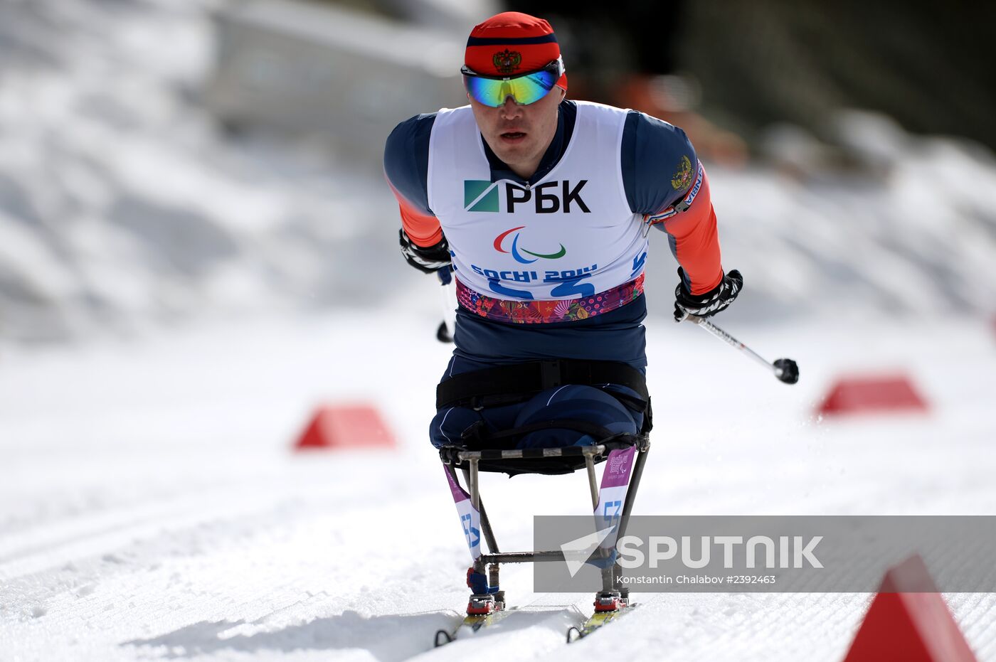 2014 Winter Paralympics. Biathlon. Men. Short distance