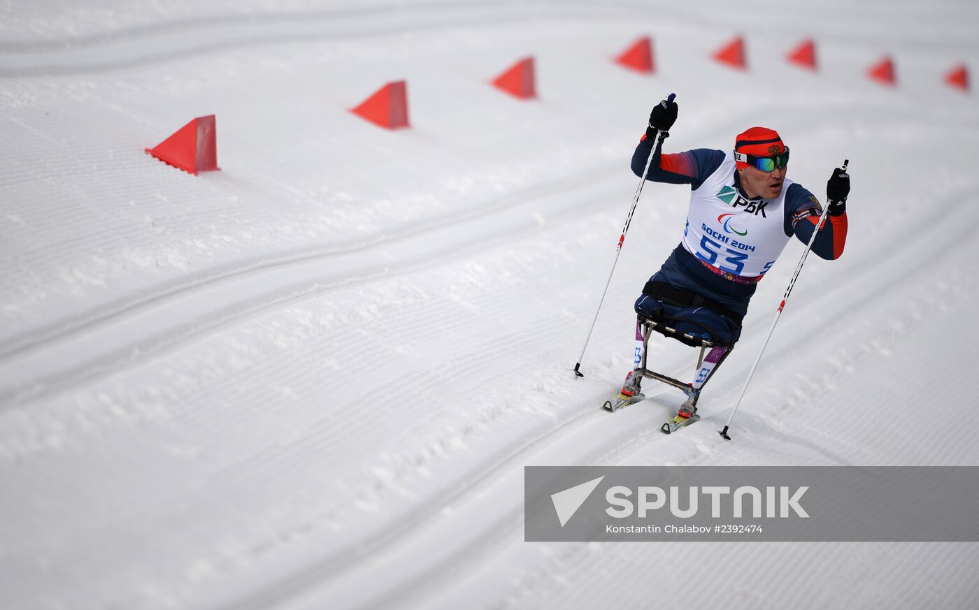2014 Winter Paralympics. Biathlon. Men. Short distance