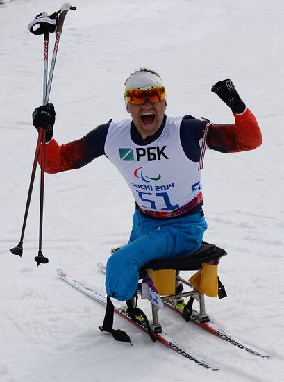 2014 Winter Paralympics. Biathlon. Men. Short distance