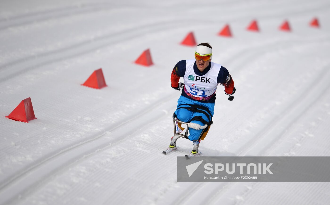 2014 Winter Paralympics. Biathlon. Men. Short distance
