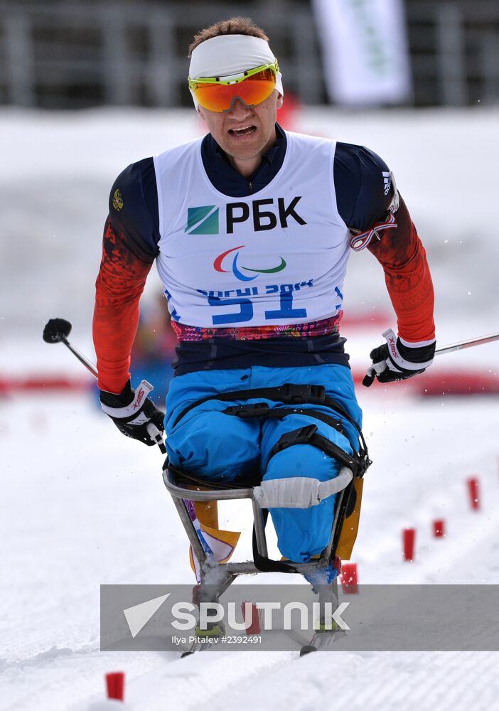 2014 Winter Paralympics. Biathlon. Men. Short distance