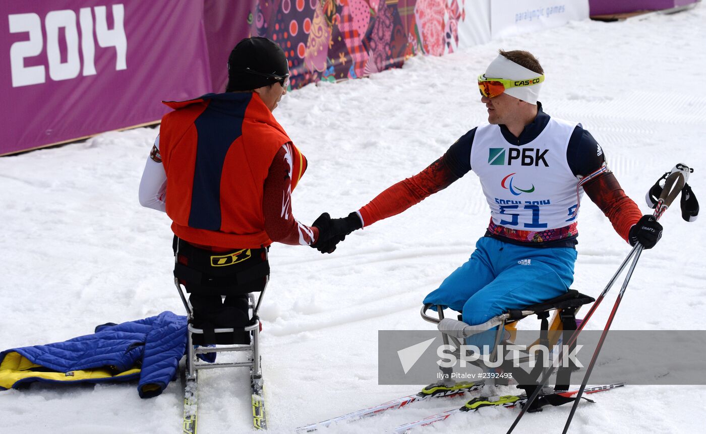 2014 Winter Paralympics. Biathlon. Men. Short distance