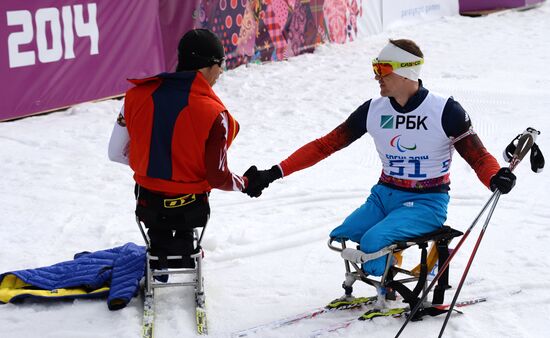 2014 Winter Paralympics. Biathlon. Men. Short distance