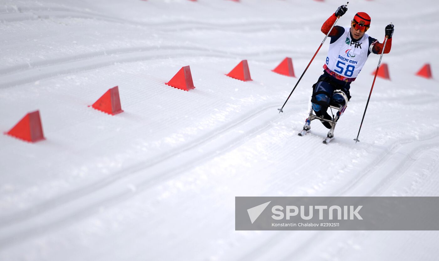 2014 Winter Paralympics. Biathlon. Men. Short distance