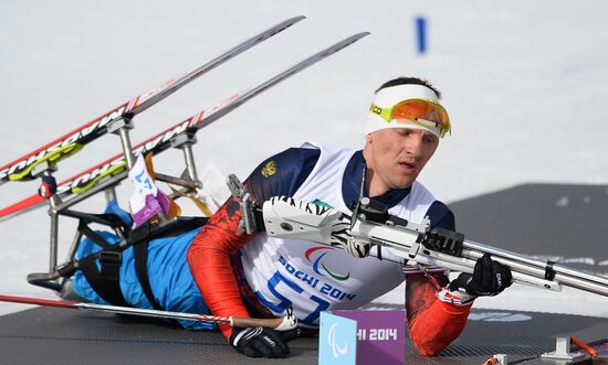 2014 Winter Paralympics. Biathlon. Men. Short distance