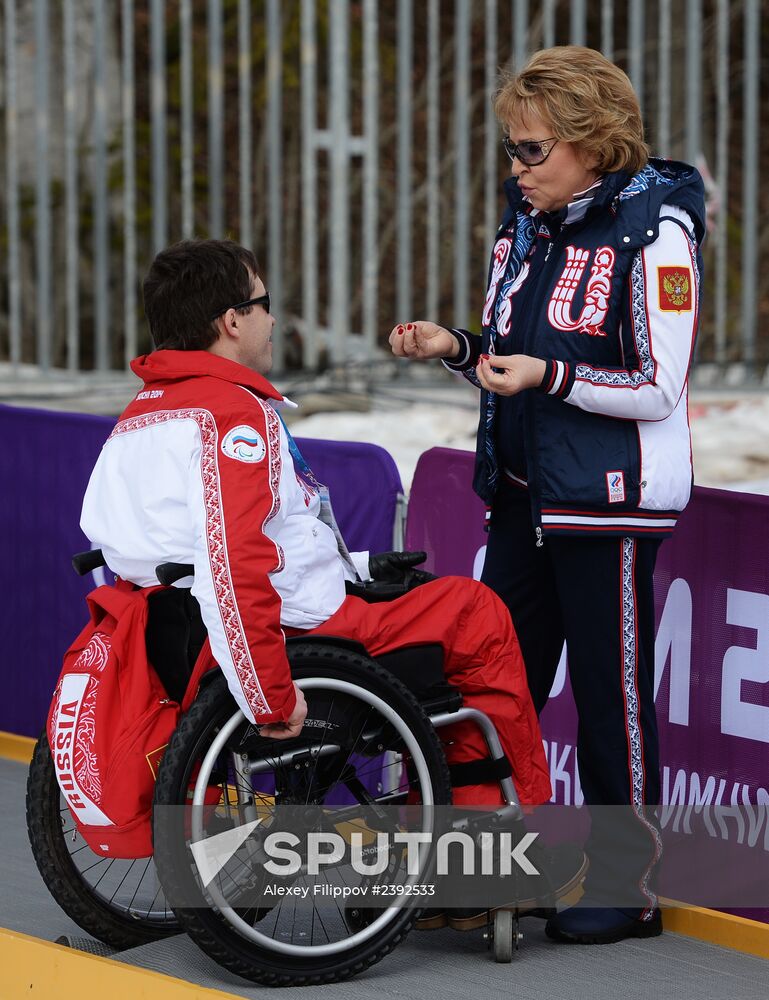 2014 Winter Paralympics. Biathlon. Women. Short distance