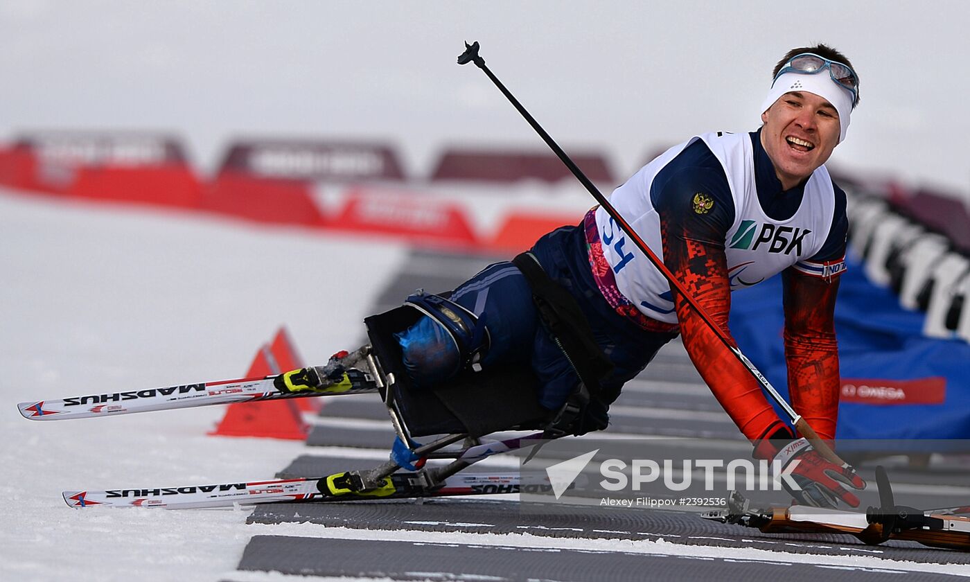 2014 Winter Paralympics. Biathlon. Men. Short distance
