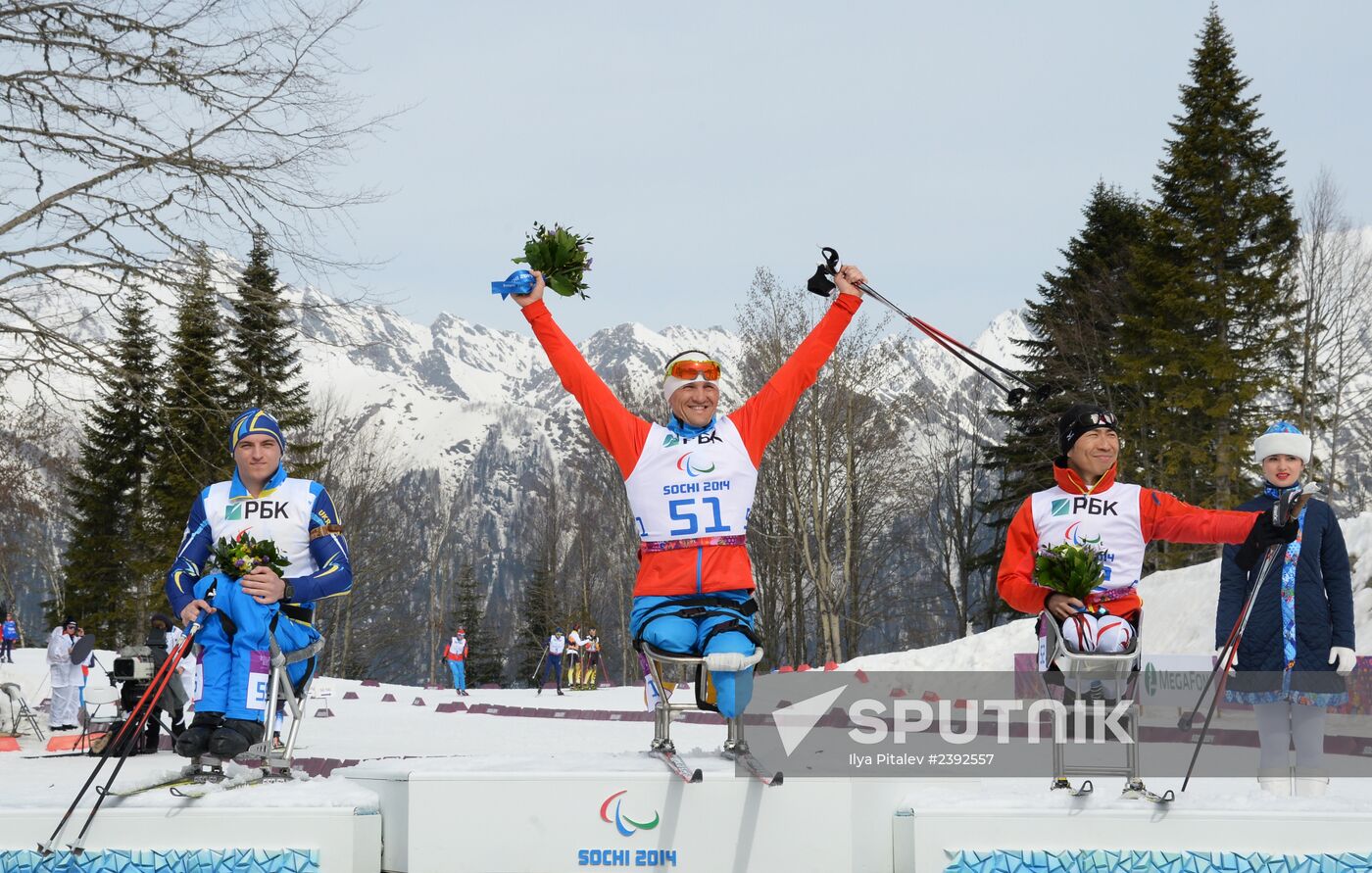2014 Winter Paralympics. Biathlon. Men. Short distance