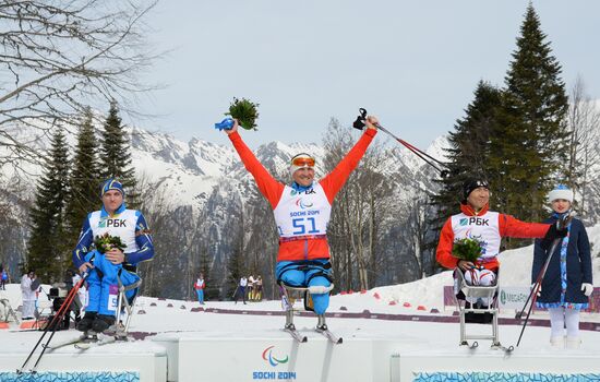 2014 Winter Paralympics. Biathlon. Men. Short distance