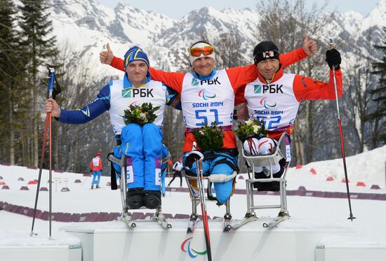 2014 Winter Paralympics. Biathlon. Men. Short distance