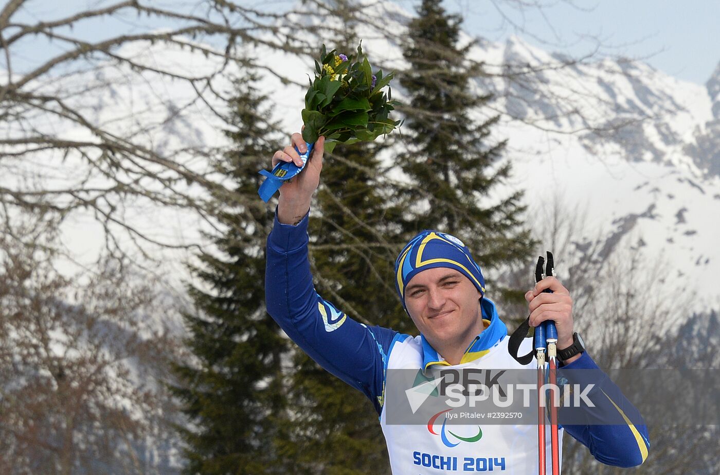2014 Winter Paralympics. Biathlon. Men. Short distance