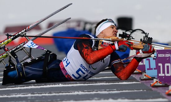 2014 Winter Paralympics. Biathlon. Men. Short distance