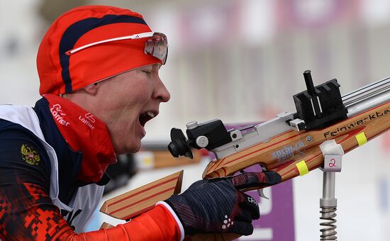 2014 Winter Paralympics. Biathlon. Men. Short distance