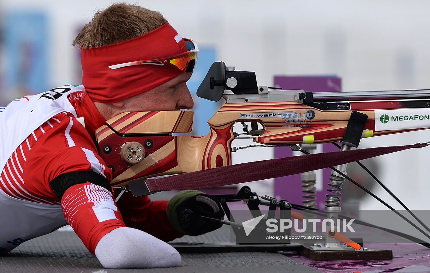 2014 Winter Paralympics. Biathlon. Men. Short distance