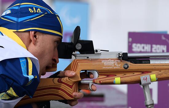 2014 Winter Paralympics. Biathlon. Men. Short distance