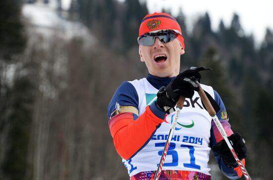 2014 Winter Paralympics. Biathlon. Men. Short distance