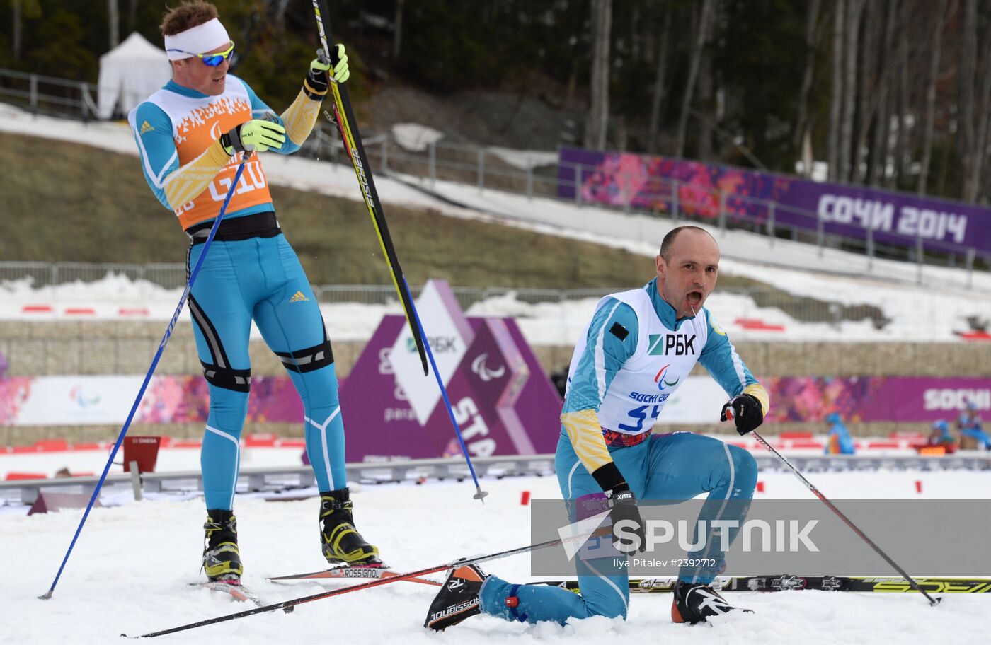 2014 Winter Paralympics. Biathlon. Men. Short distance