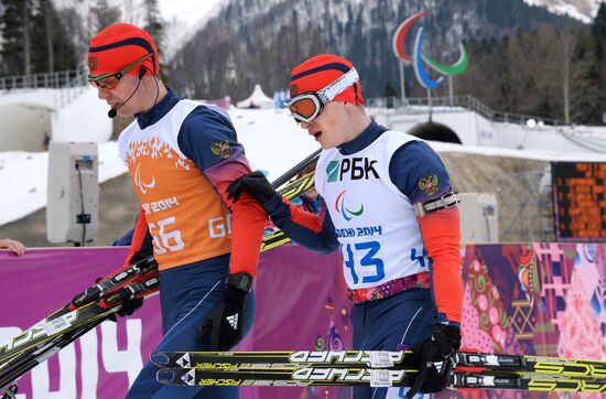 2014 Winter Paralympics. Biathlon. Men. Short distance