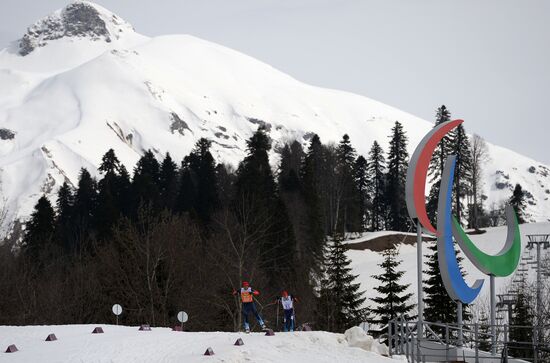 2014 Winter Paralympics. Biathlon. Men. Short distance