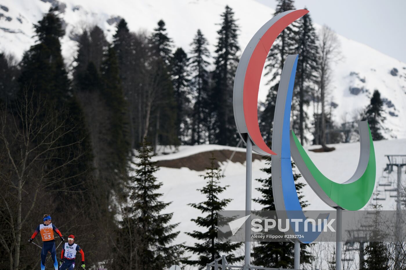 2014 Winter Paralympics. Biathlon. Men. Short distance