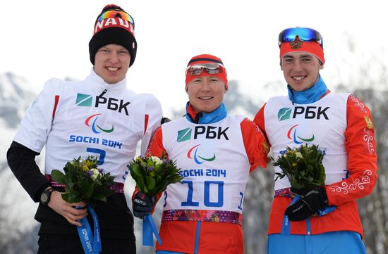 2014 Winter Paralympics. Biathlon. Men. Short distance