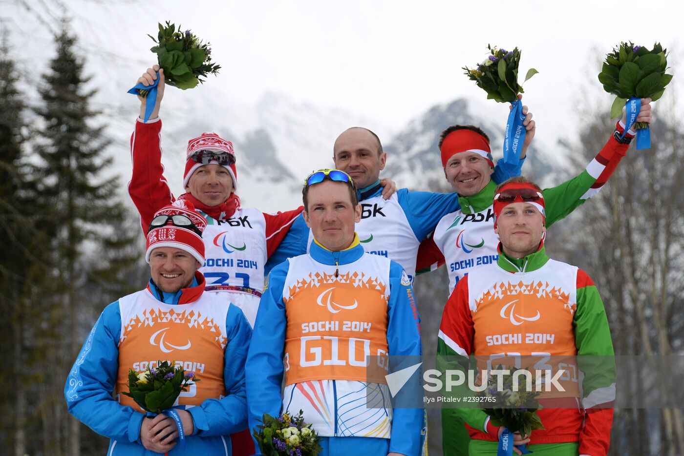 2014 Winter Paralympics. Biathlon. Men. Short distance