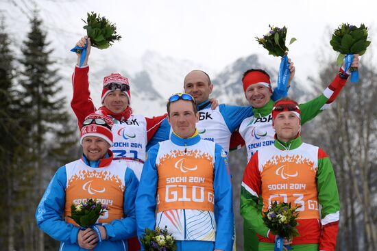 2014 Winter Paralympics. Biathlon. Men. Short distance