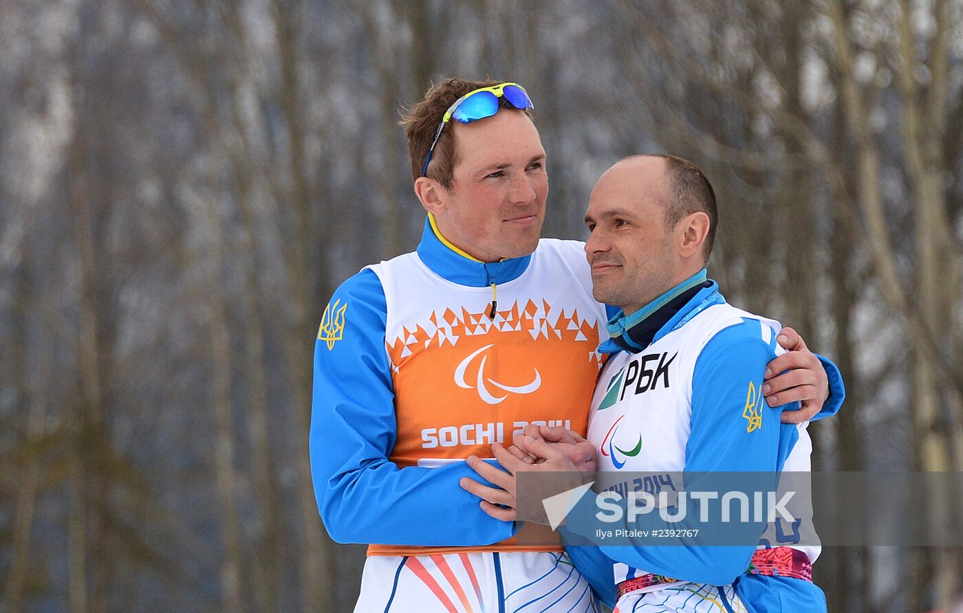 2014 Winter Paralympics. Biathlon. Men. Short distance